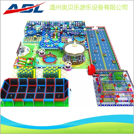 Abl - f 160325 indoor children's playground naughty castle series