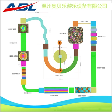 ABL-F160349室內(nèi)兒童樂園淘氣堡系列